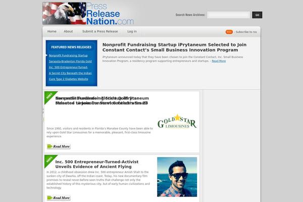 Newspress theme site design template sample