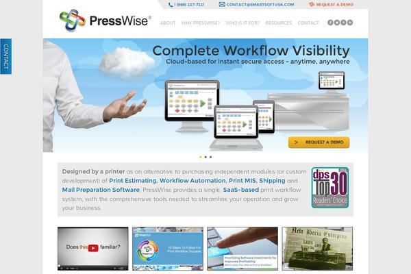 presswise.com site used Presswise