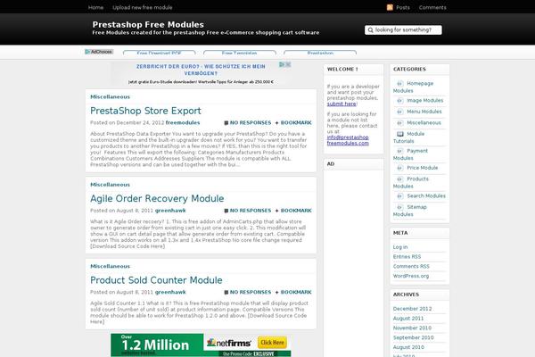 prestashopfreemodules.com site used Techified