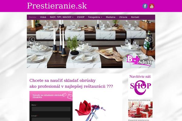 prestieranie.sk site used Radiant
