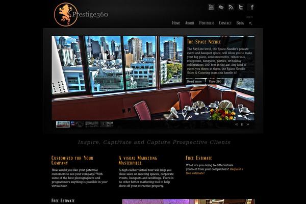 Prestige theme site design template sample