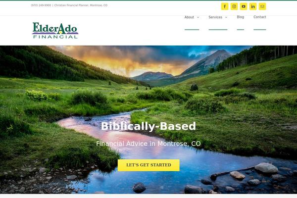 WordPress website example screenshot