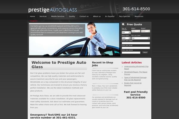 Auto theme site design template sample