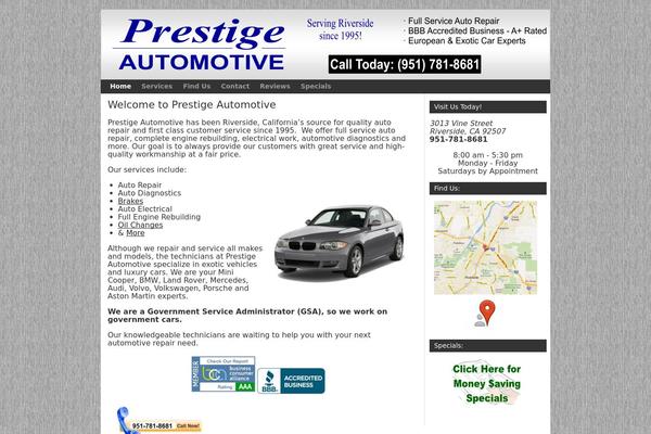 WordPress website example screenshot
