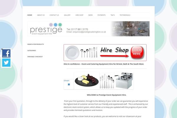 prestigehire.biz site used Prestigehire