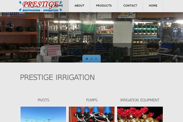 prestigeirrigation.co.za site used Theme1864