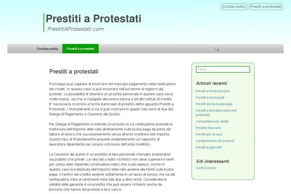 prestitiaprotestati.com site used NuvioImpress Green