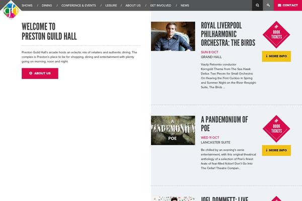 Guildhall theme site design template sample