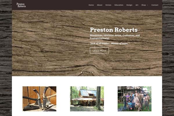 Divi theme site design template sample