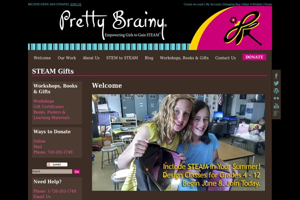 prettybrainyboutique.com site used Prettybrainy