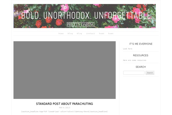 Twentytwelve-child theme site design template sample