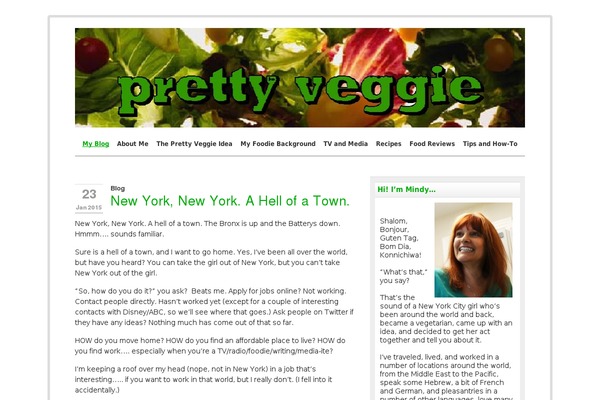 prettyveggie.com site used Zeecorporate-custom