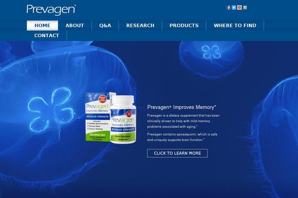 prevagen-new theme websites examples