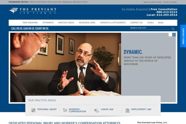 WordPress website example screenshot