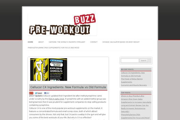 preworkoutbuzz.com site used Minimal-2017