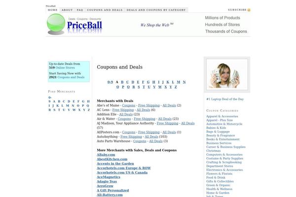 WordPress website example screenshot