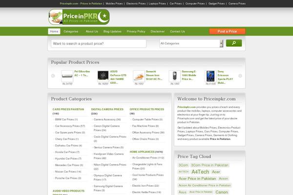 priceinpkr.com site used Cpress