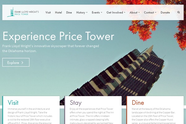 pricetower.org site used Pricetower-theme