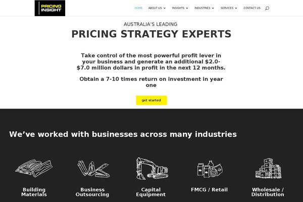 Divi theme site design template sample