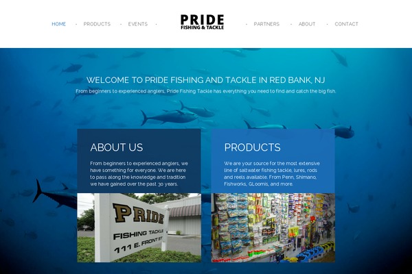 Parker theme site design template sample