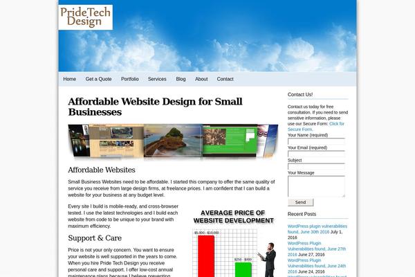 Site using Easy Table plugin