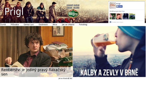 prigl.cz site used Prigl-2014