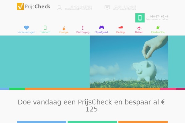 prijscheck.nl site used Prijsvergelijken-v3