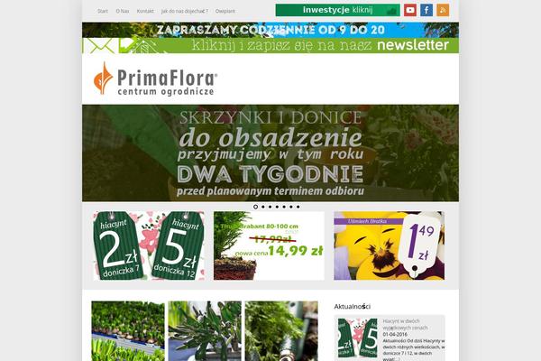 primaflora.pl site used Moderndessign