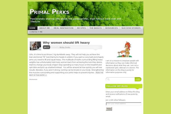 WordPress website example screenshot