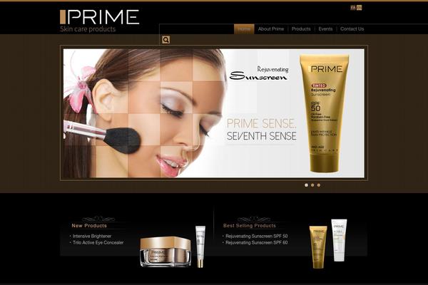 Prime theme site design template sample