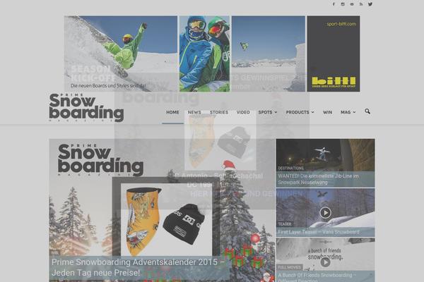 prime-snowboarding.de site used Newspaper Child