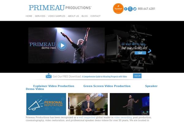 primeauproductions.com site used Primeau2012