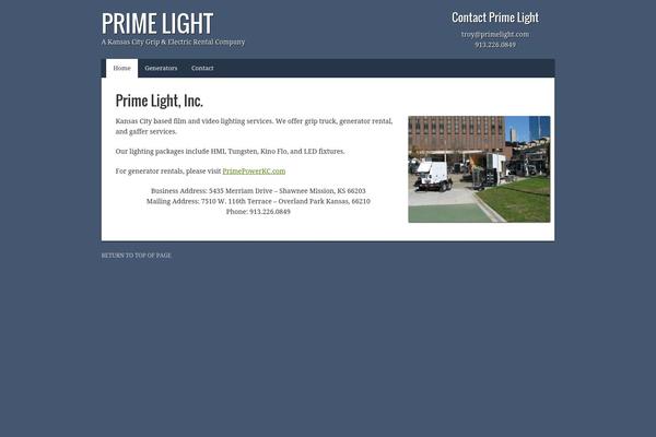primelight.com site used AgentPress