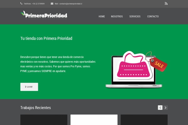 primeraprioridad.cl site used Simple