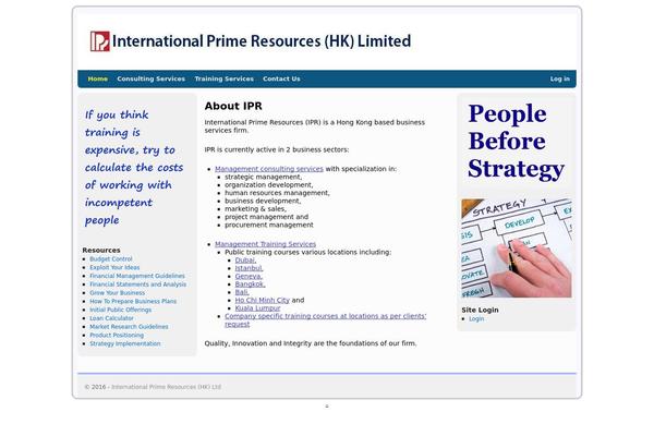WordPress website example screenshot