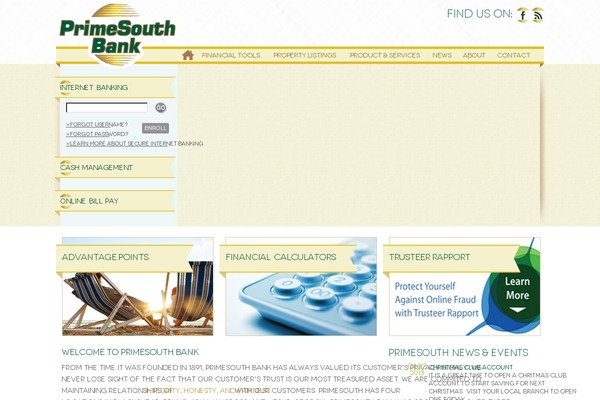 primesouth.com site used Primesouth-bank