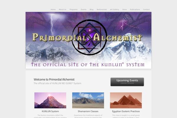 Alchemist theme site design template sample