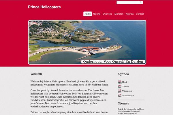 prince-helicopters.nl site used Prince