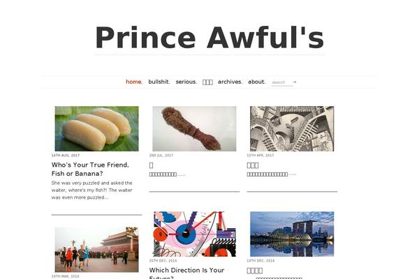 princeawful.com site used Princeawful