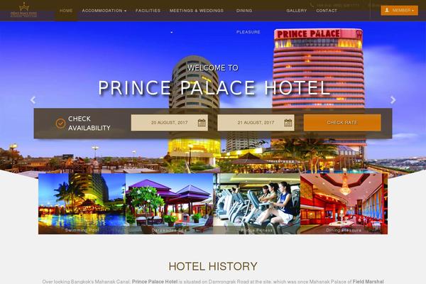 princepalace.co.th site used Princepalace