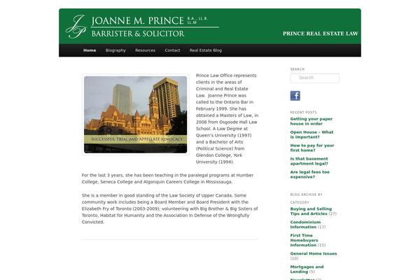 princerealestatelaw.com site used Princerealestatelaw
