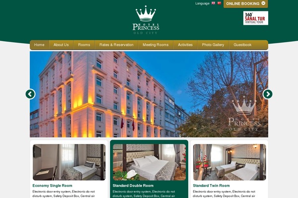WordPress website example screenshot