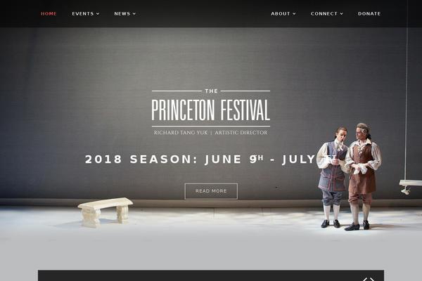 princetonfestival.org site used Tpf