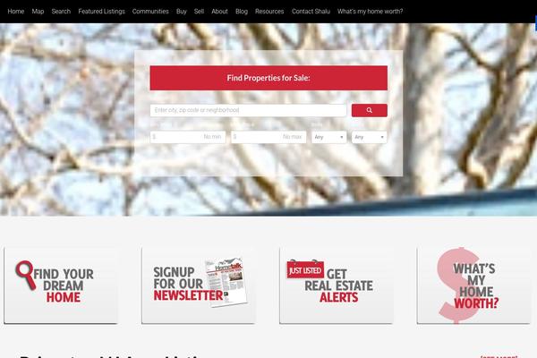 AgentPress Pro theme site design template sample