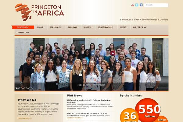 princetoninafrica.org site used Piaf2
