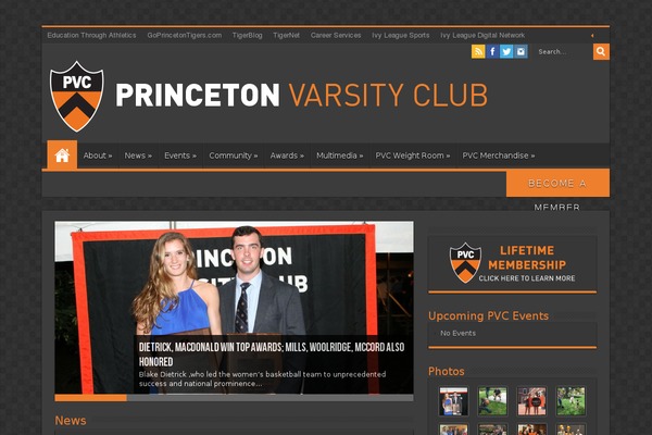 princetonvarsityclub.org site used Pvc