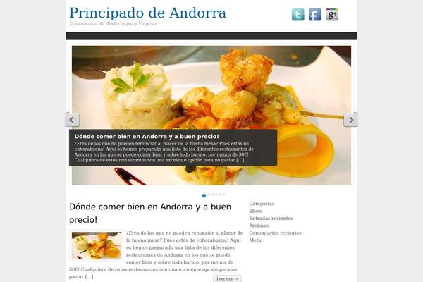 WordPress website example screenshot