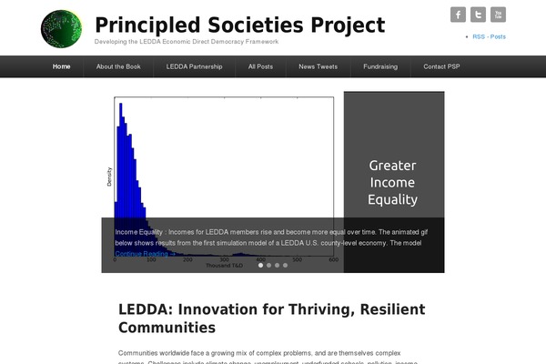 principledsocietiesproject.org site used Catch Evolution