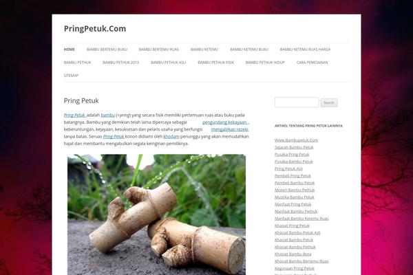 pringpetuk.com site used Twenty Twelve