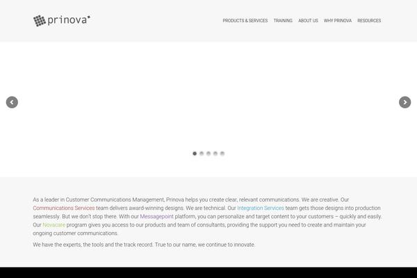 prinova.com site used Prinova